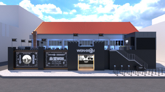 '혈맹원 팝업스토어' 조감도. <원스피리츠 제공>